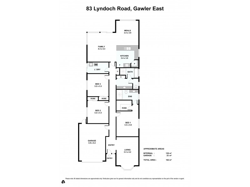 83 Lyndoch Road, Gawler East SA 5118 Floorplan