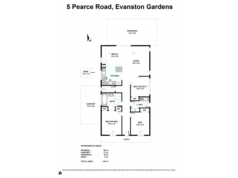 5 Pearce Road, Evanston Gardens SA 5116 Floorplan