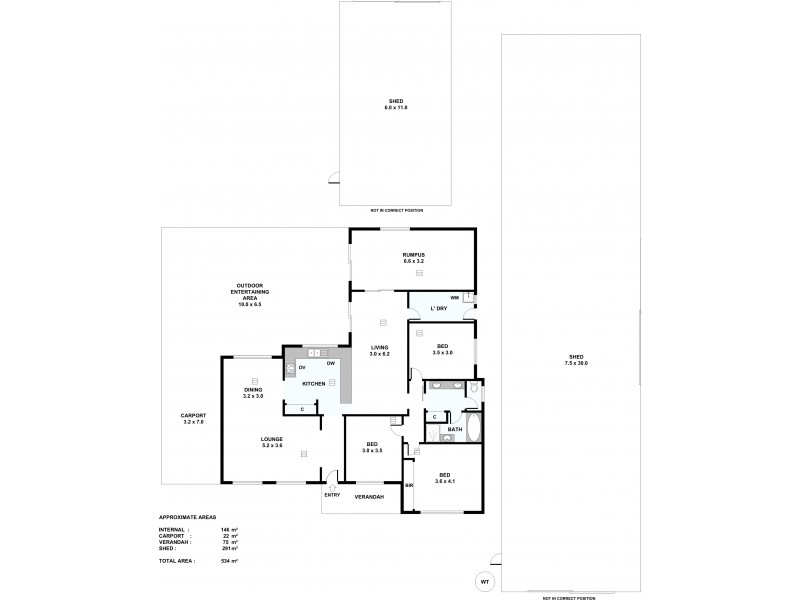 665 Coventry Road, Kudla SA 5115 Floorplan