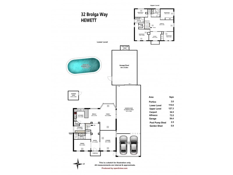 32 Brolga Way, Hewett SA 5118 Floorplan