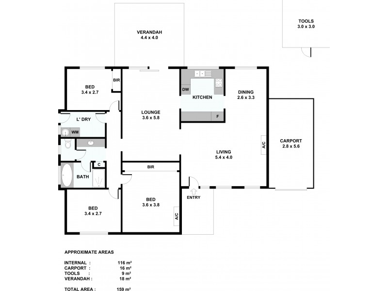 510C Main North Road, Evanston Park SA 5116 Floorplan
