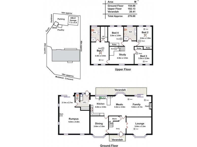 22 McGahan Crescent, Gawler East SA 5118 Floorplan