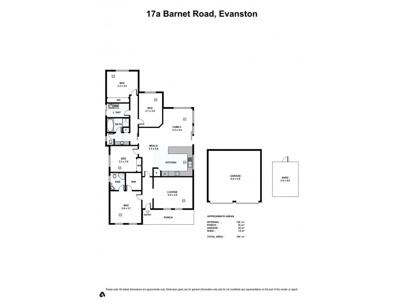 17A Barnet Road, Evanston SA 5116 Floorplan