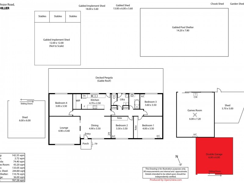 73 Winzor Road, Hillier SA 5116 Floorplan