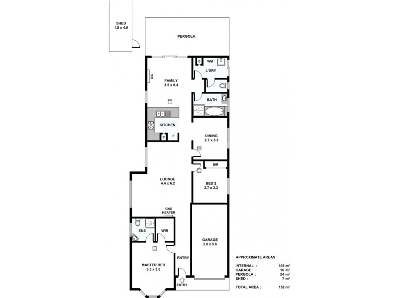 34 Applecross Drive, Blakeview SA 5114 Floorplan
