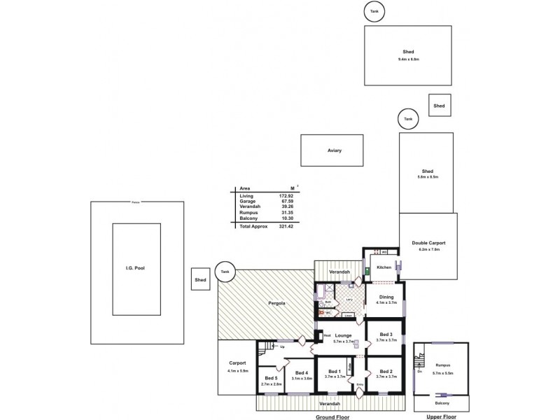 8 Malcolm Street, Hamley Bridge SA 5401 Floorplan