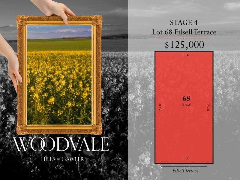 Lot 68 Filsell Terrace, Gawler South SA 5118