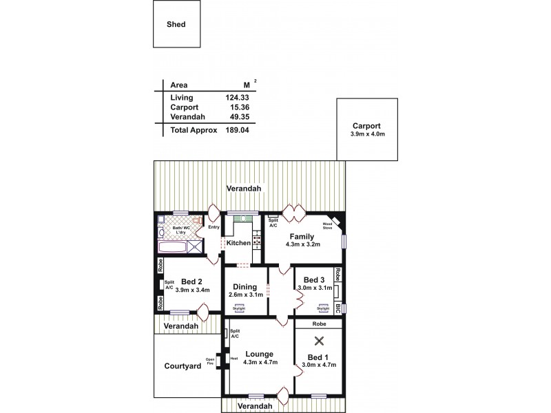 41 Finniss Street, Gawler SA 5118 Floorplan