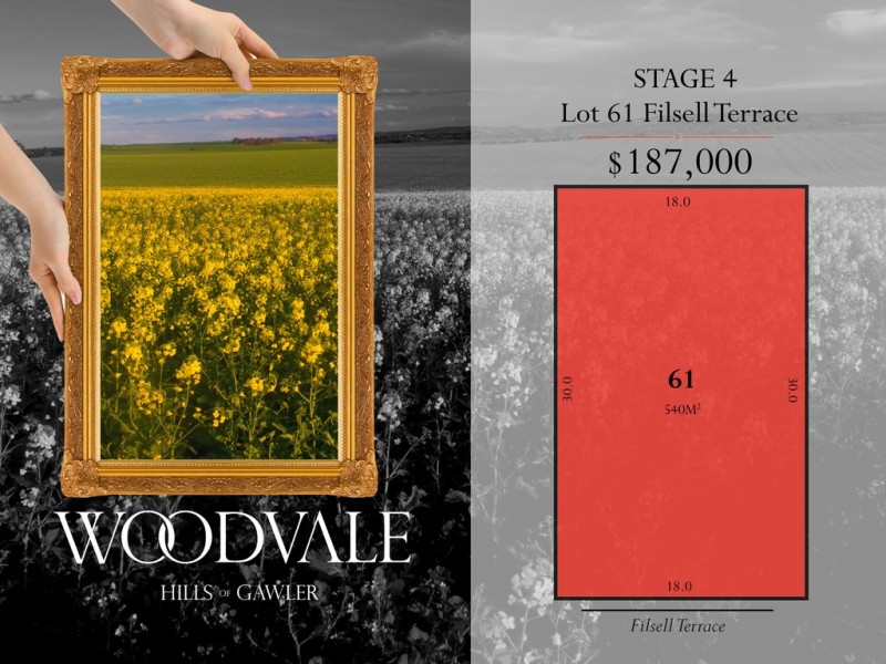 Lot 61 Filsell Terrace, Gawler South SA 5118