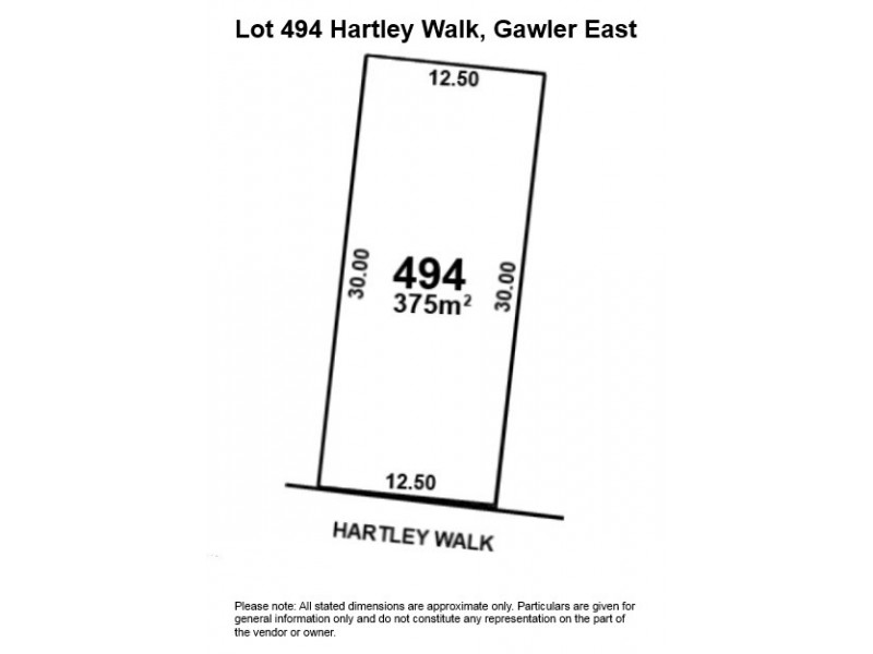Lot 494 Hartley Walk (Springwood), Gawler East SA 5118 Floorplan