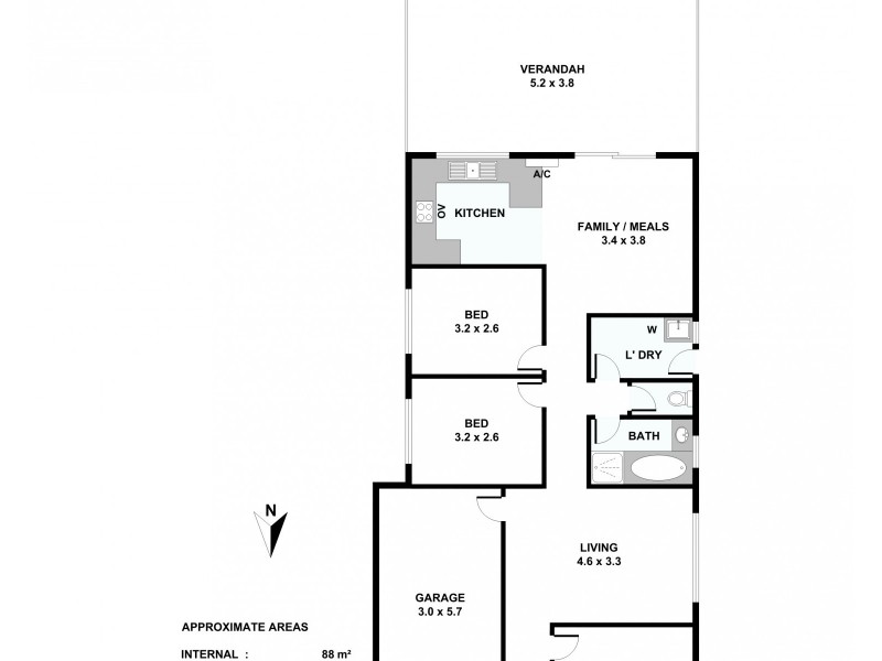 19 Greening Drive, Evanston Park SA 5116 Floorplan