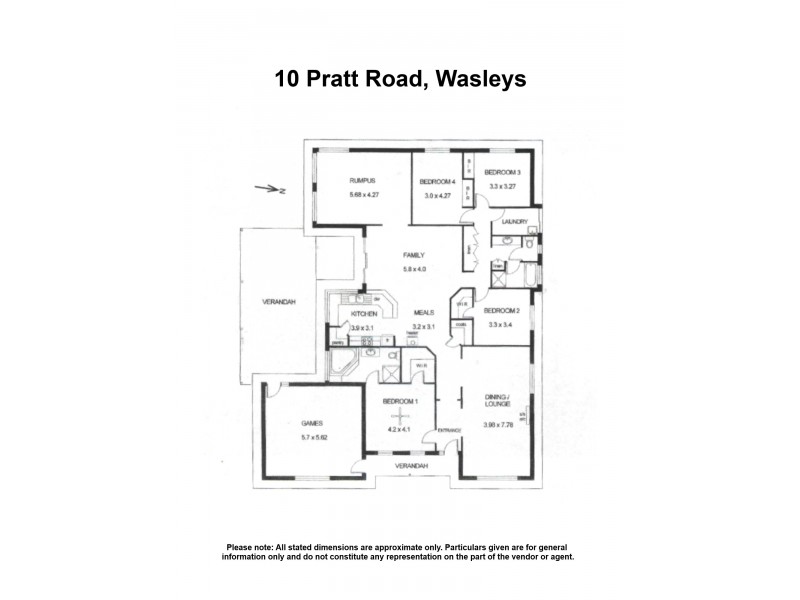 10 Pratt Road, Wasleys SA 5400 Floorplan