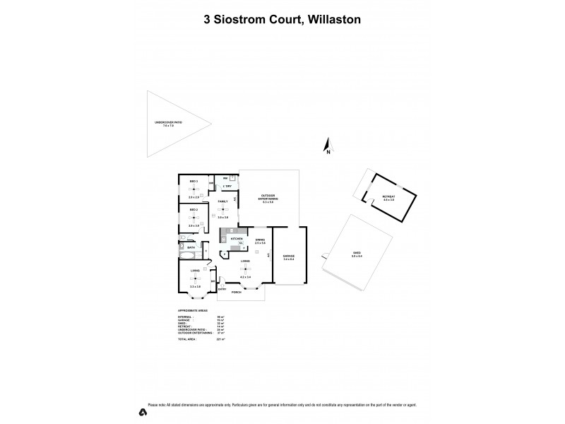 3 Siostrom Court, Willaston SA 5118 Floorplan
