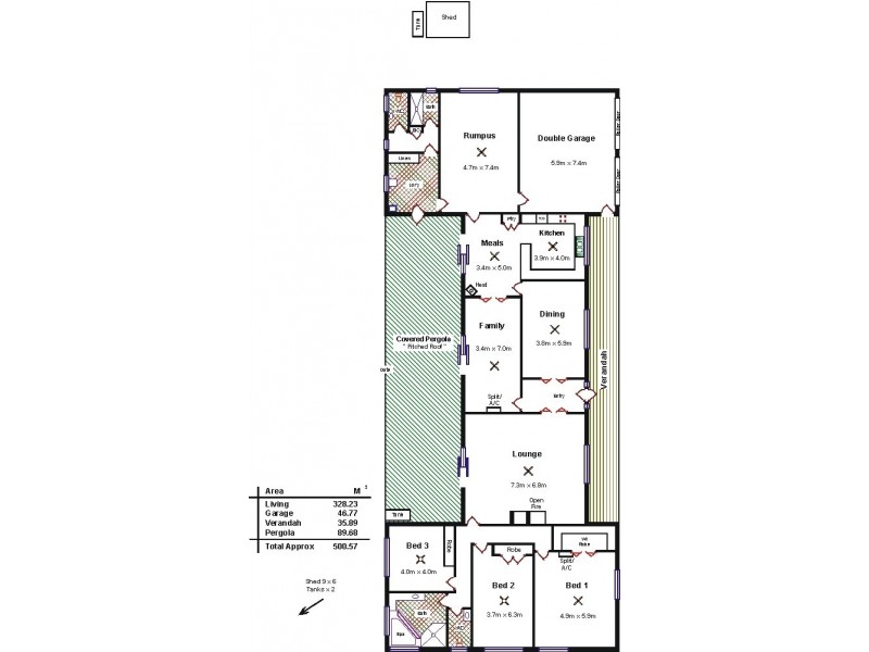 119 Springton Road, Williamstown SA 5351 Floorplan