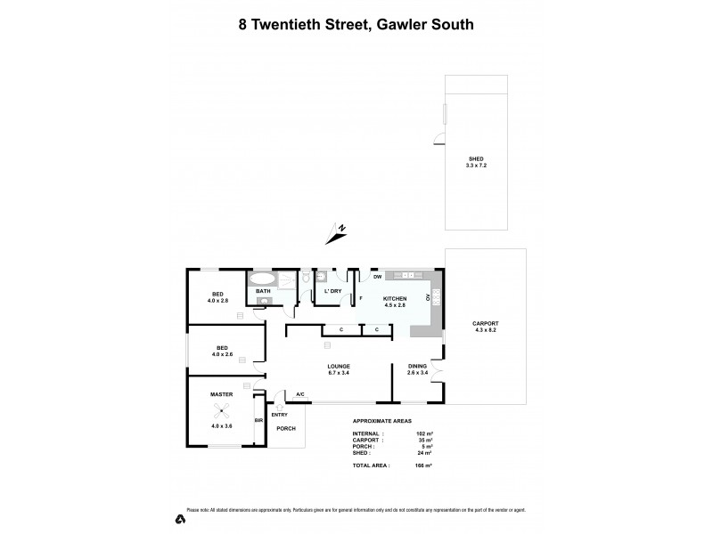 8 Twentieth Street, Gawler South SA 5118 Floorplan