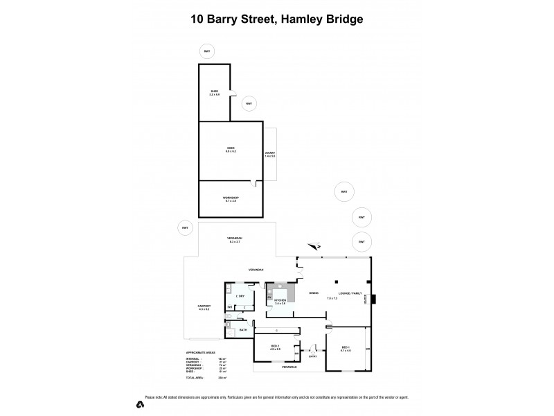 10 Barry Street, Hamley Bridge SA 5401 Floorplan