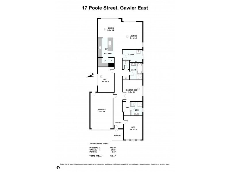 17 Poole Street, Gawler East SA 5118 Floorplan
