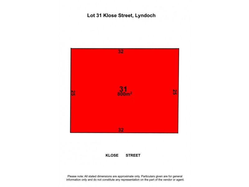 Lot 31 Klose Street, Lyndoch SA 5351 Floorplan