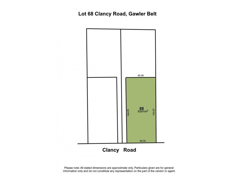 Lot 68 Clancy Road, Gawler Belt SA 5118 Floorplan