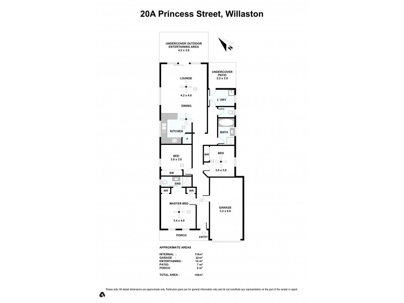 20A Princess Street, Willaston SA 5118 Floorplan