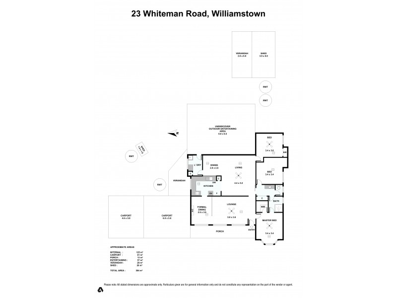 23 Whiteman Road, Williamstown SA 5351 Floorplan
