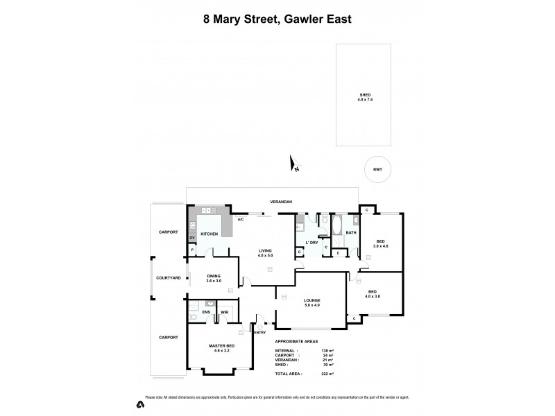 8 Mary Street, Gawler East SA 5118 Floorplan