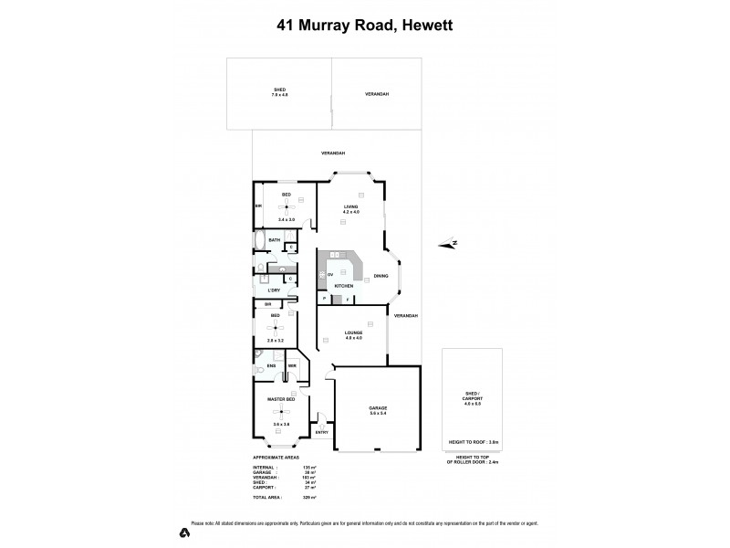 41 Murray Road, Hewett SA 5118 Floorplan