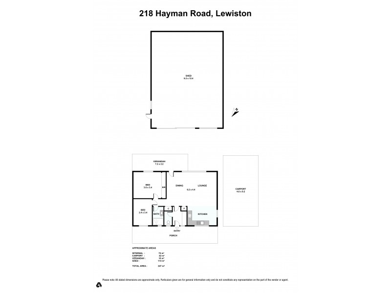 218 Hayman Road, Lewiston SA 5501 Floorplan