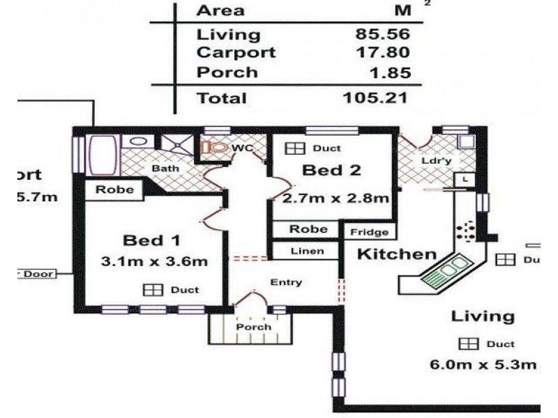 3/77 Paxton Street, Willaston SA 5118 Floorplan