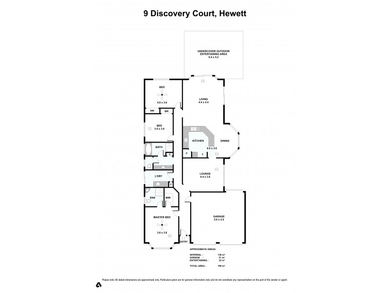 9 Discovery Court, Hewett SA 5118 Floorplan