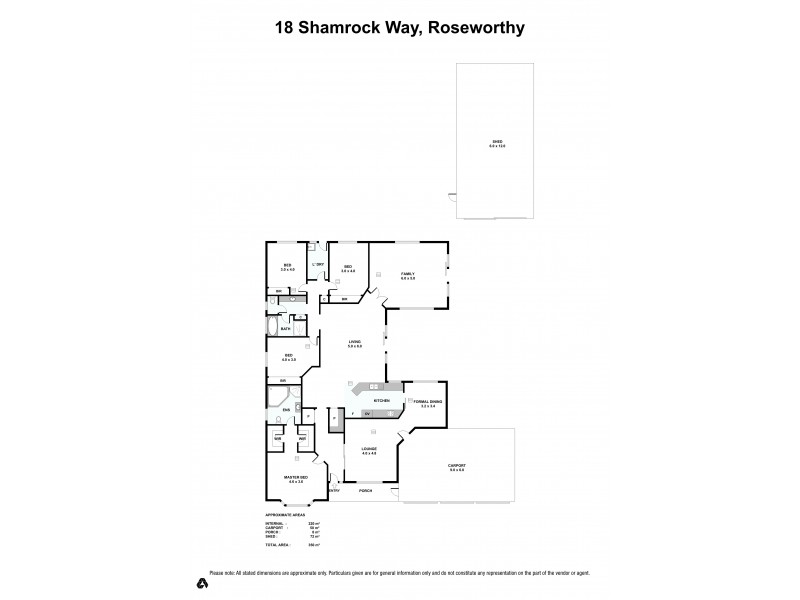 18 Shamrock Way, Roseworthy SA 5371 Floorplan