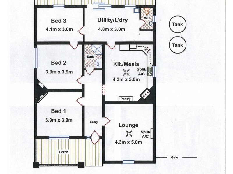 23B Mount Crawford Road, Williamstown SA 5351 Floorplan