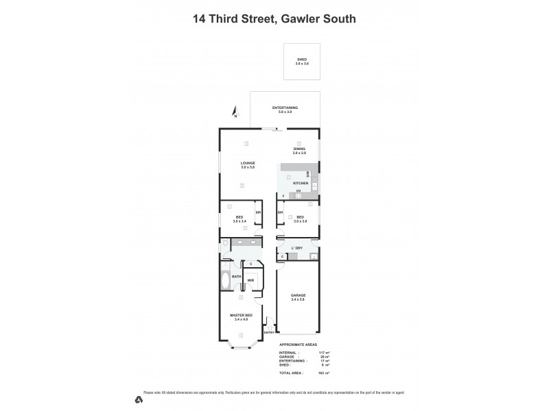 14 Third Street, Gawler South SA 5118 Floorplan