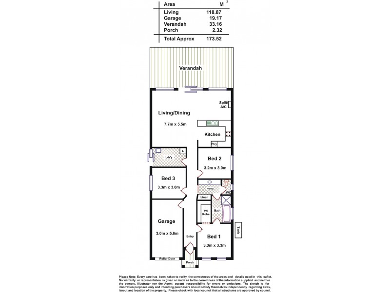 22 Britha Avenue, Evanston SA 5116 Floorplan