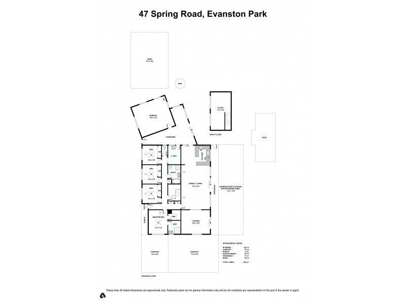 47 Spring Road, Evanston Park SA 5116 Floorplan