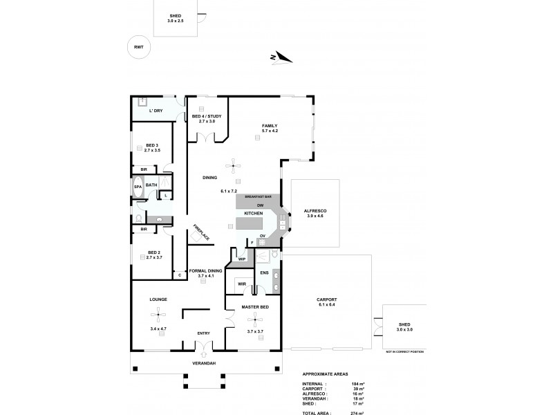 47 Henry Turton Circuit, Wasleys SA 5400 Floorplan