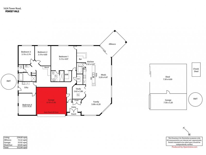 162A Tower Road, Pewsey Vale SA 5351 Floorplan