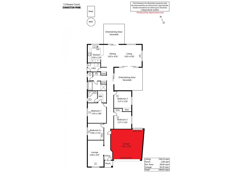 12 Keane Court, Evanston Park SA 5116 Floorplan