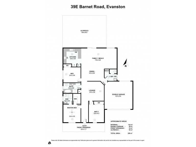 39E Barnet Road, Evanston SA 5116 Floorplan