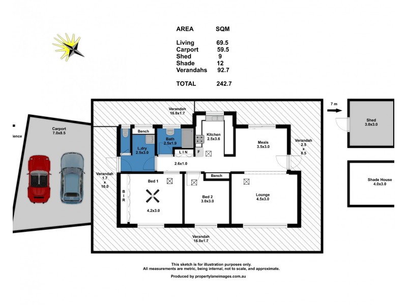 59 The Barracks, Cockatoo Valley SA 5351 Floorplan