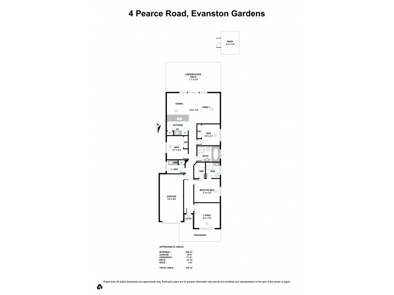 4 Pearce Road, Evanston Gardens SA 5116 Floorplan