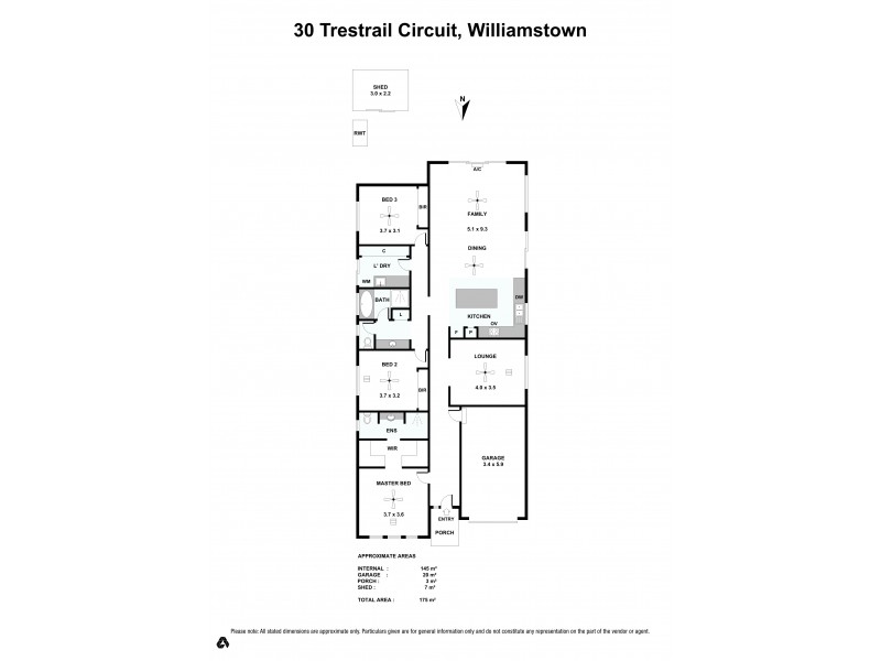 30 Trestrail Circuit, Williamstown SA 5351 Floorplan