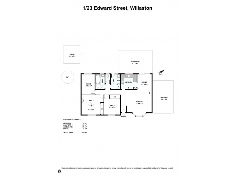 1/23 Edward Street, Willaston SA 5118 Floorplan