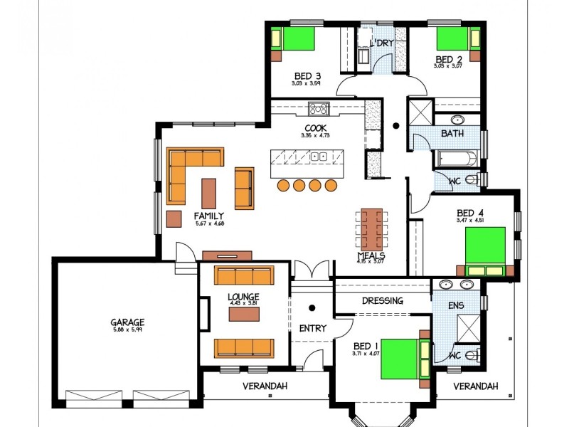13 Easton Drive, Gawler East SA 5118 Floorplan