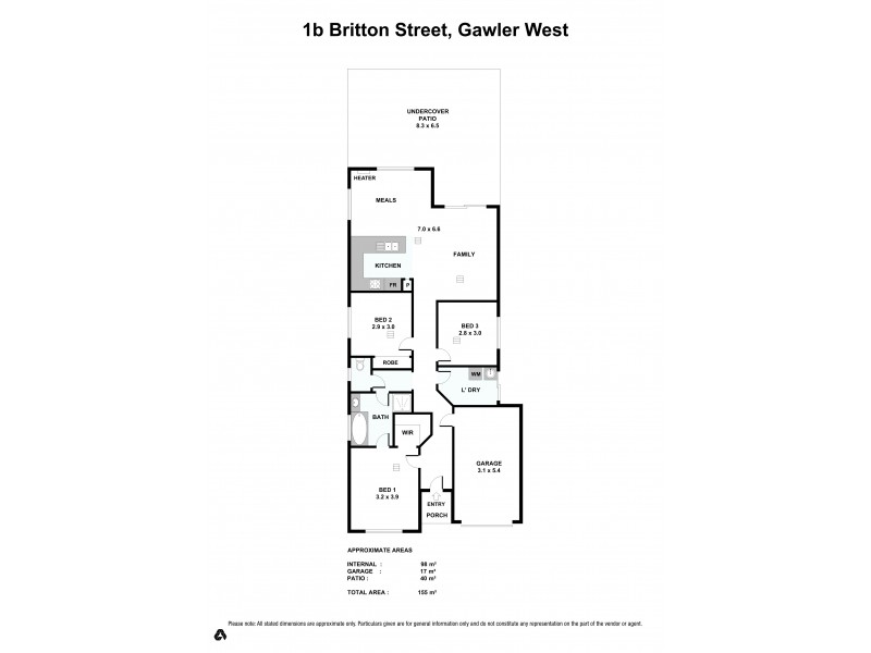 1B Britton Street, Gawler West SA 5118 Floorplan