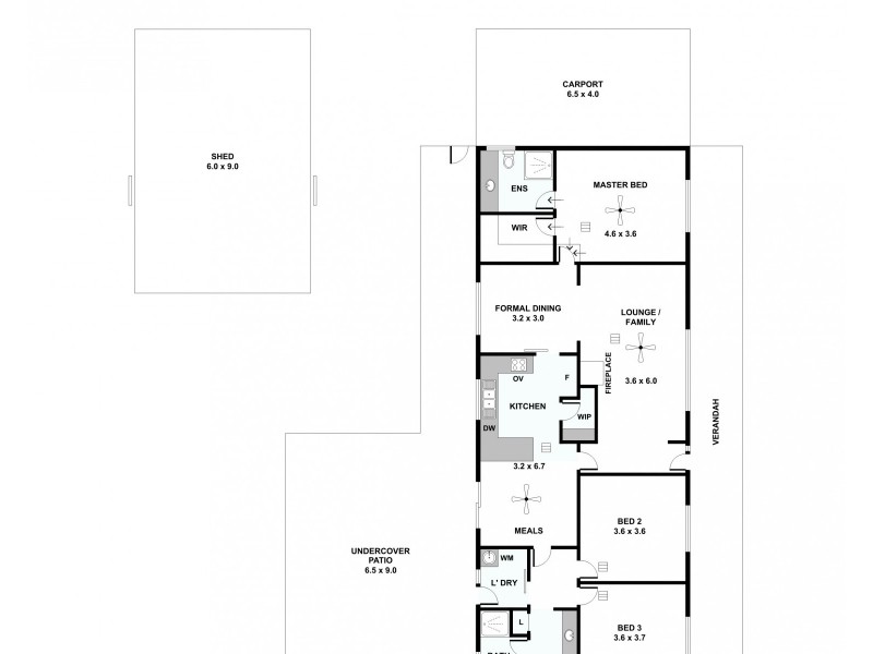 4 Lionel Road, Lewiston SA 5501 Floorplan