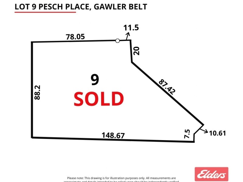 Lot 9 Pesch Place, Gawler Belt SA 5118 Floorplan