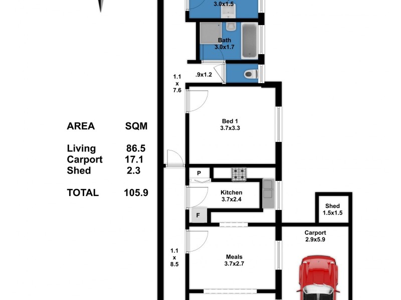11 Queen Street, Gawler SA 5118 Floorplan