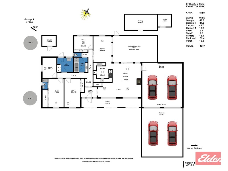 67 Highfield Road, Evanston Park SA 5116 Floorplan
