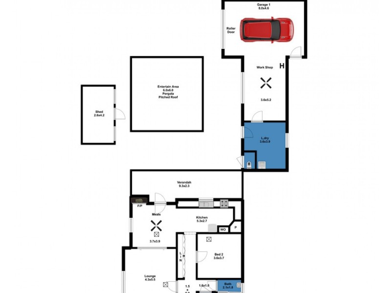 42 South Terrace, Williamstown SA 5351 Floorplan